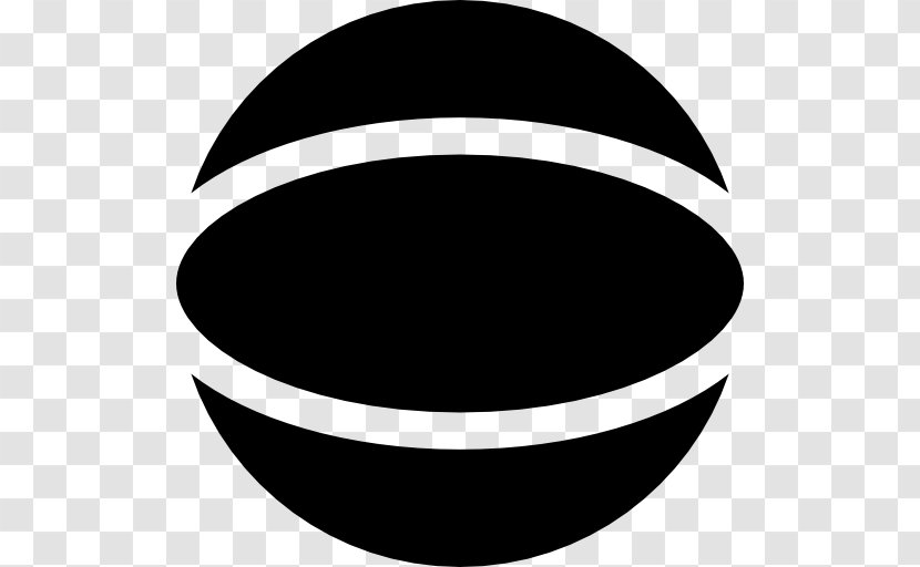 Black And White Monochrome Oval - Shape - Crescent Transparent PNG