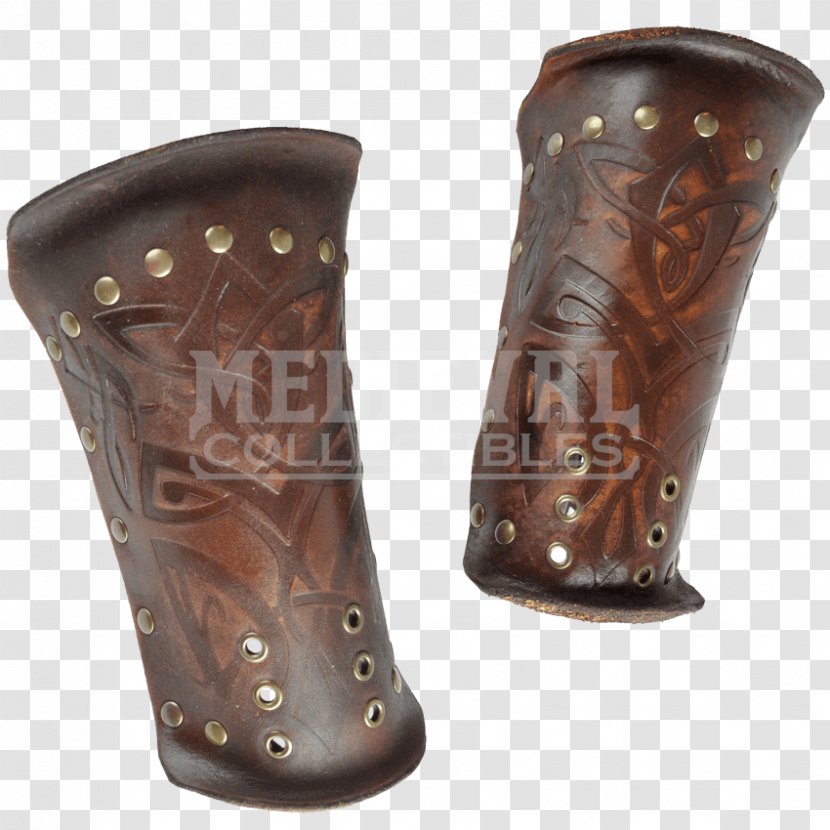 Bracer Gauntlet Vambrace Leather Berserker - Warrior - Shoes Transparent PNG