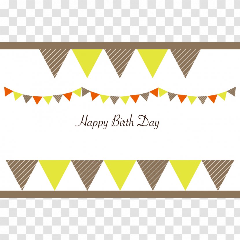 Line Angle Mayonnaise Party Clip Art - Yellow Birthday Card Transparent PNG