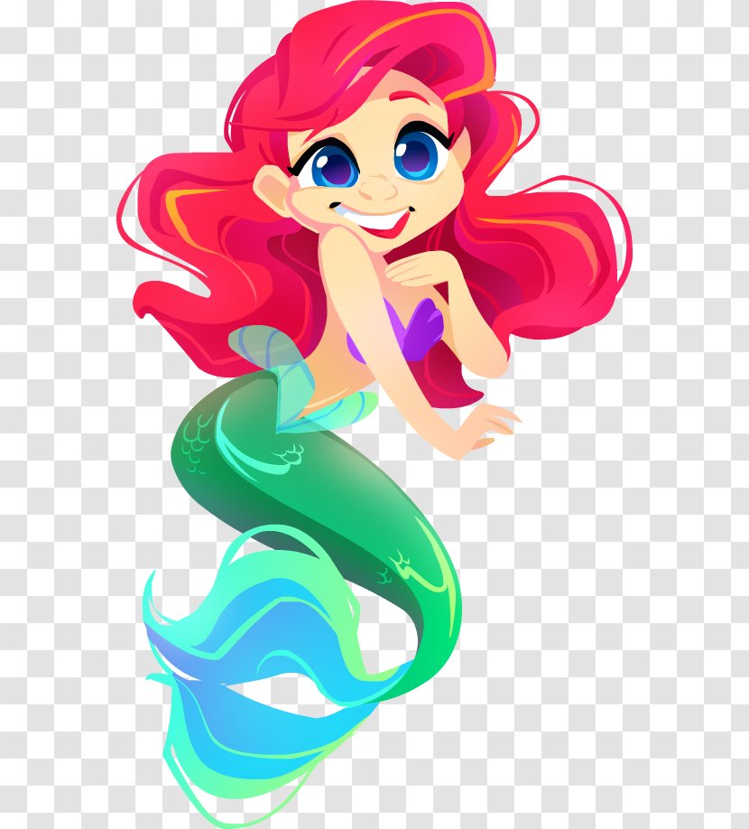 Ariel Mermaid Fan Art Concept Transparent PNG