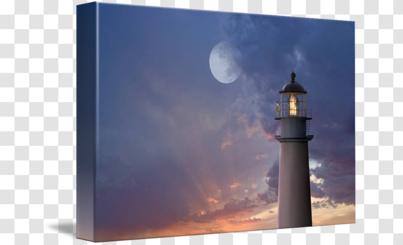 Lighthouse Keeper Painting Art Canvas - Gallery Wrap Transparent PNG