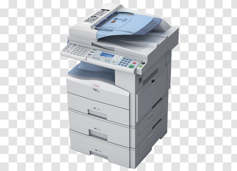 Paper Ricoh Multi-function Printer Photocopier - Machine Transparent PNG