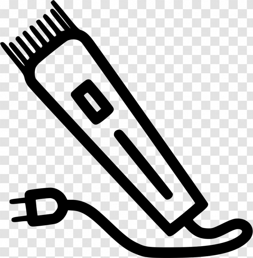 Hair Clipper Electric Razors & Trimmers Clip Art - Black And White - Woodworking Trimmer Transparent PNG