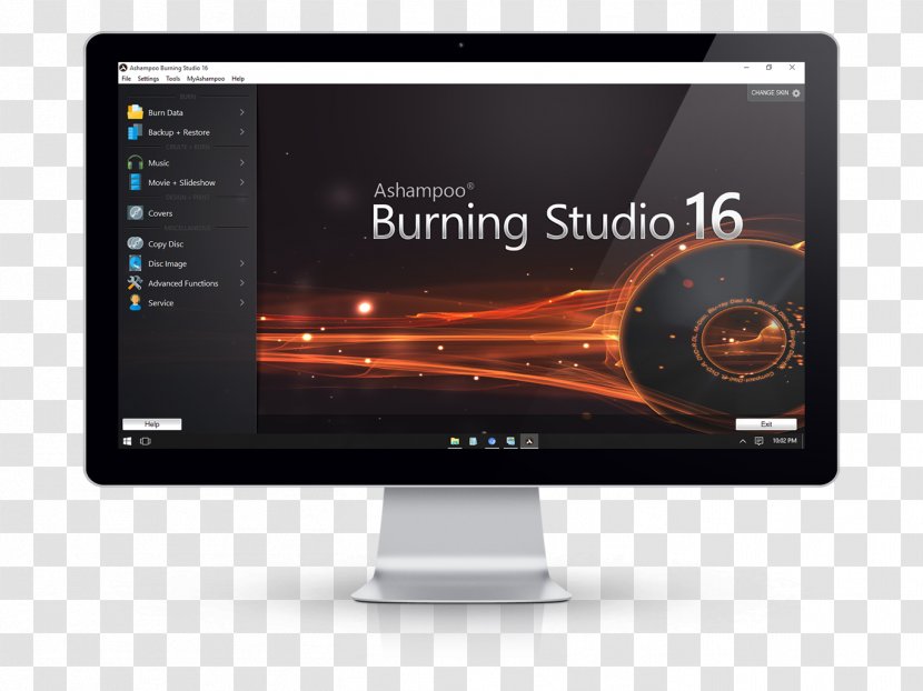 Blu-ray Disc Ashampoo Burning Studio Computer Software Program - Monitor - Burn Transparent PNG