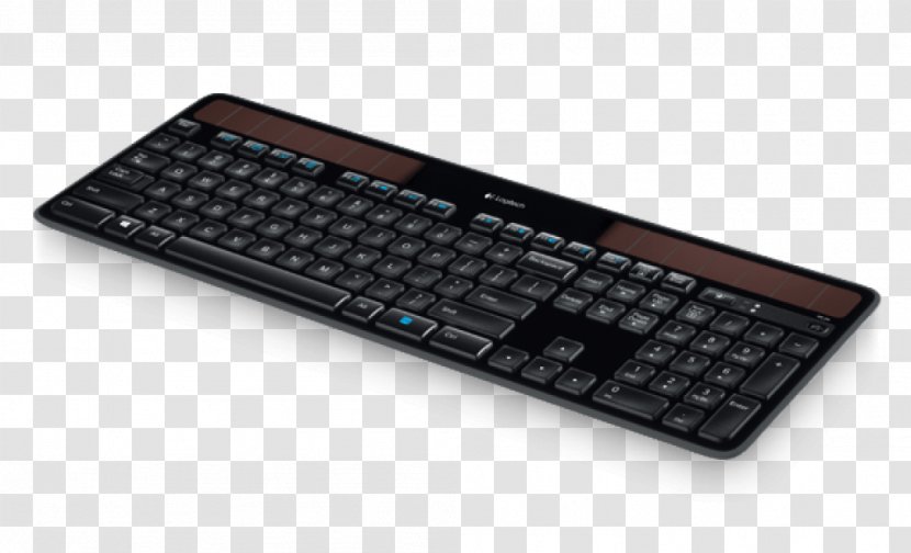 Computer Keyboard Logitech Wireless Solar K750 For Mac Connectivity Rf - Accessory - Mouse Transparent PNG