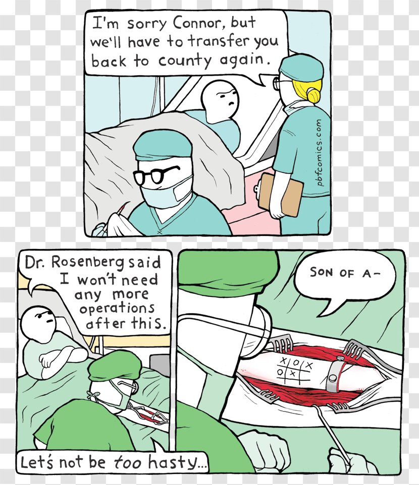 Comics Cartoon Human Behavior Black Comedy Clip Art - Text - Comic Patient Transparent PNG