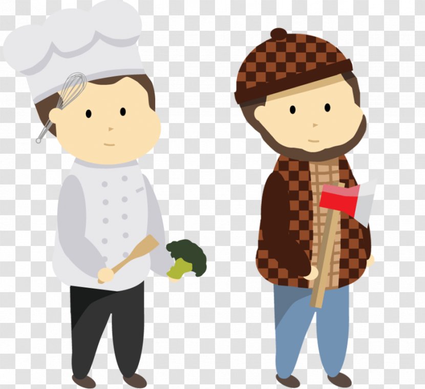 Cartoon Illustrator Food - Woodcutter Transparent PNG