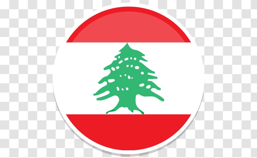 Christmas Ornament Leaf Area Artwork Symbol - Flag - Lebanon Transparent PNG