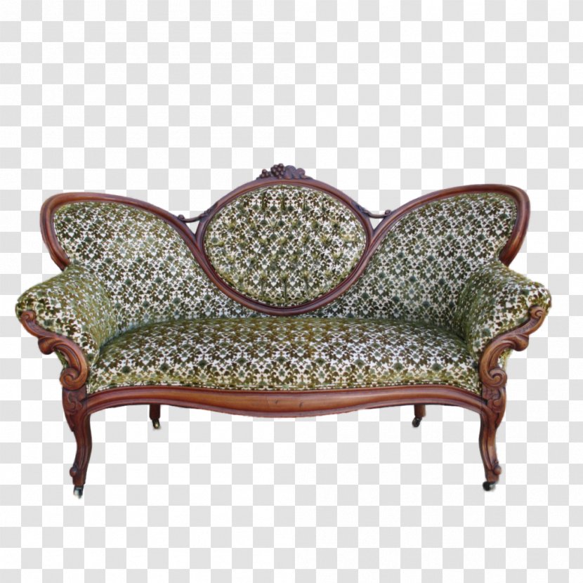 Victorian Era Couch Furniture Chair Living Room - Antique - Creative Sofa Transparent PNG