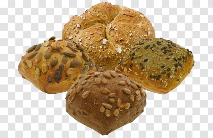 Rye Bread Small Bun Brown Transparent PNG