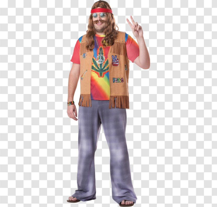 Halloween Costume 1960s T-shirt Hippie - Outfits Transparent PNG