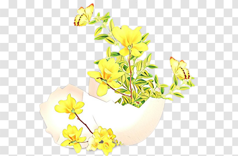 Flower Yellow Plant Cut Flowers Evening Primrose Transparent PNG