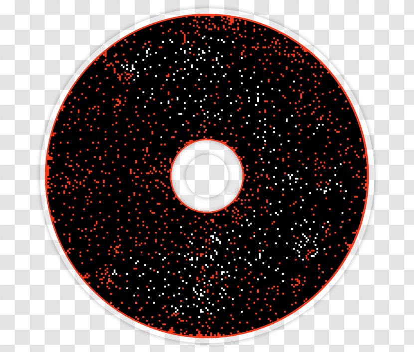 Compact Disc Maroon Pattern - Dystopian Transparent PNG
