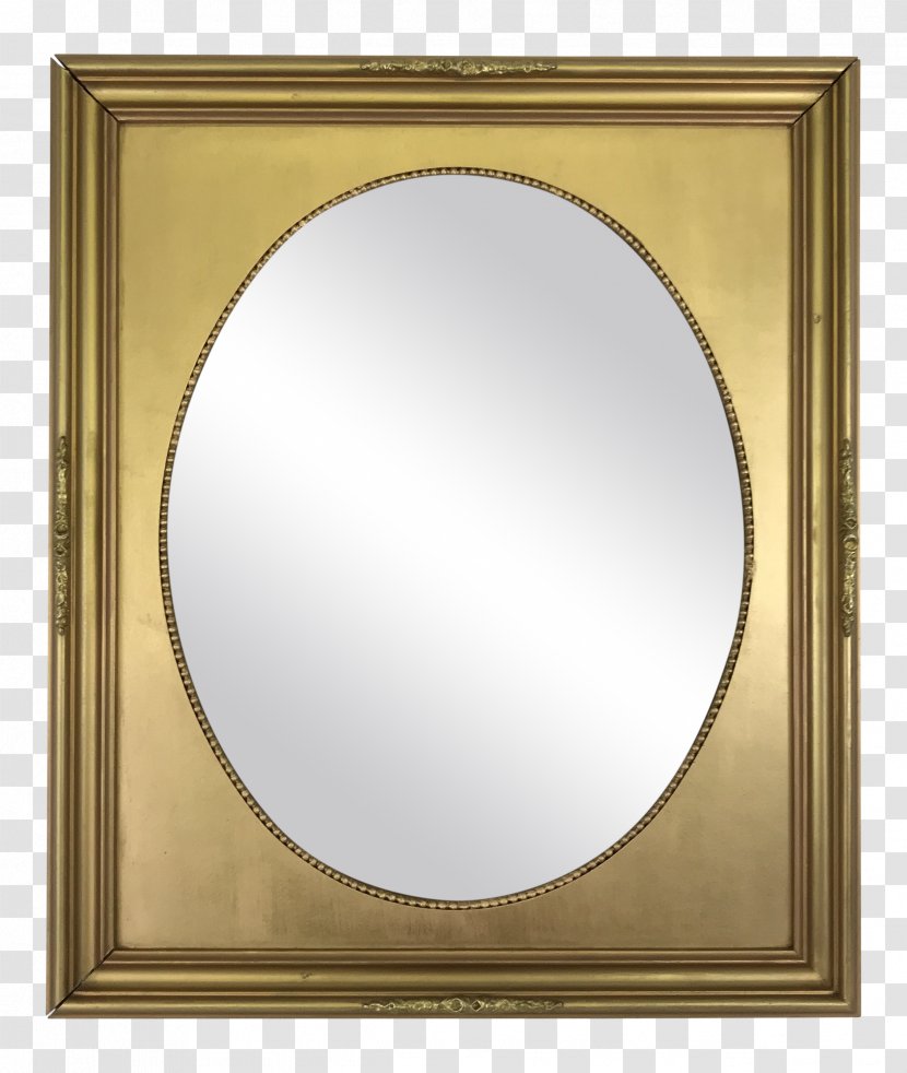 Ornate Victorian Mirror Picture Frames Image Oval - Portrait - Frame Golden Transparent PNG