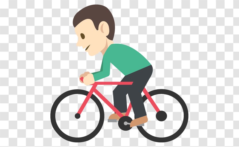 Bicycle Cycling Emoji Cycle Masters Motorcycle - Cycliste Transparent PNG