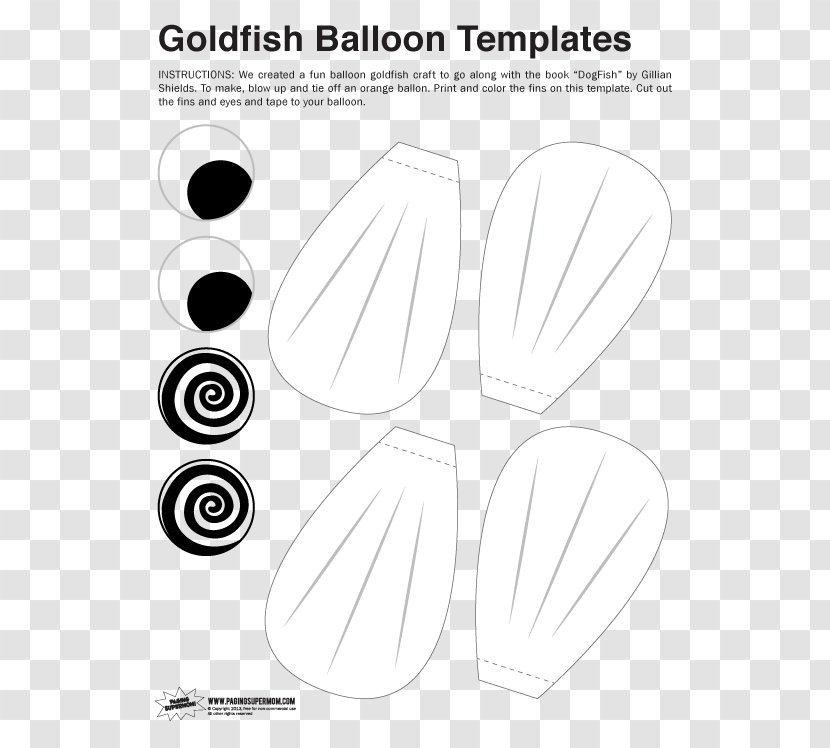 Goldfish Balloon Fin Pufferfish - White Transparent PNG