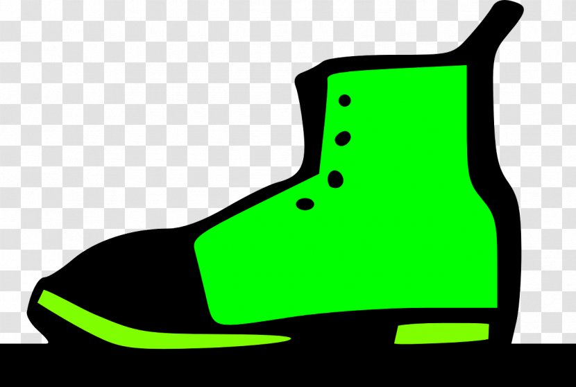 Steel-toe Boot Shoe Hiking Clip Art - Green Transparent PNG