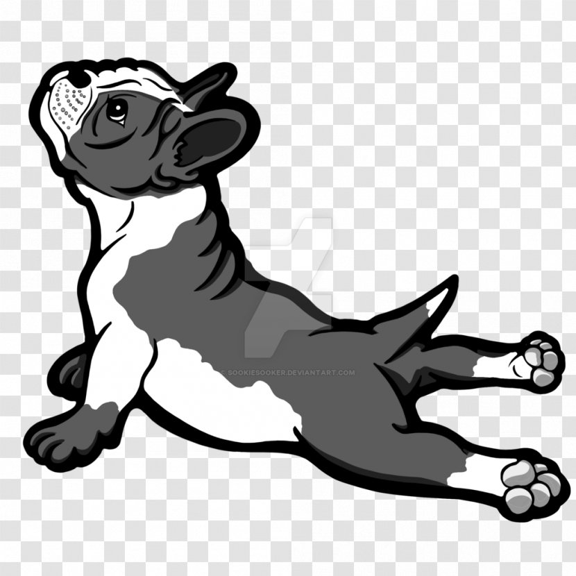 Boston Terrier Bull Bulldog Pit Puppy - Mammal - Cartoon Laptop Transparent PNG