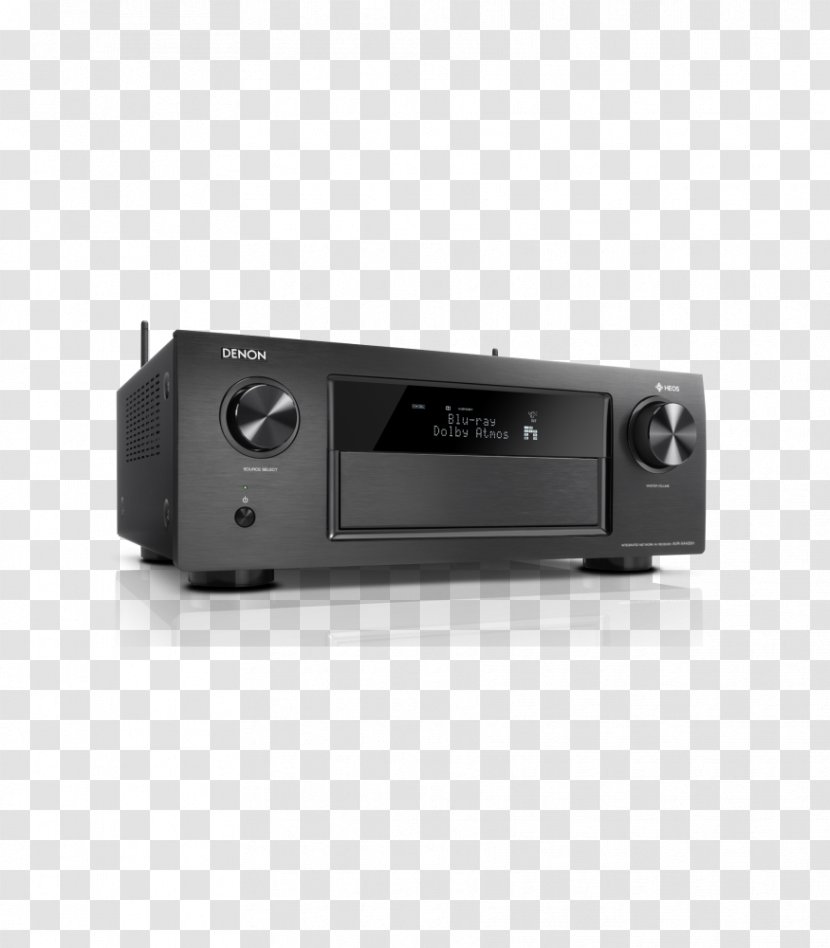 AV Receiver Denon Home Theater Systems Audio Dolby Atmos Transparent PNG
