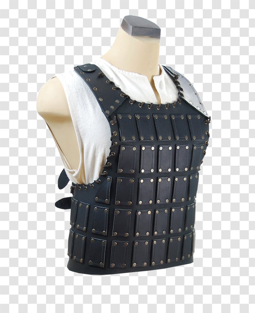 Breastplate Mail Calimacil Armour Live Action Role-playing Game - Watercolor - Medium Length Denim Skirt Transparent PNG