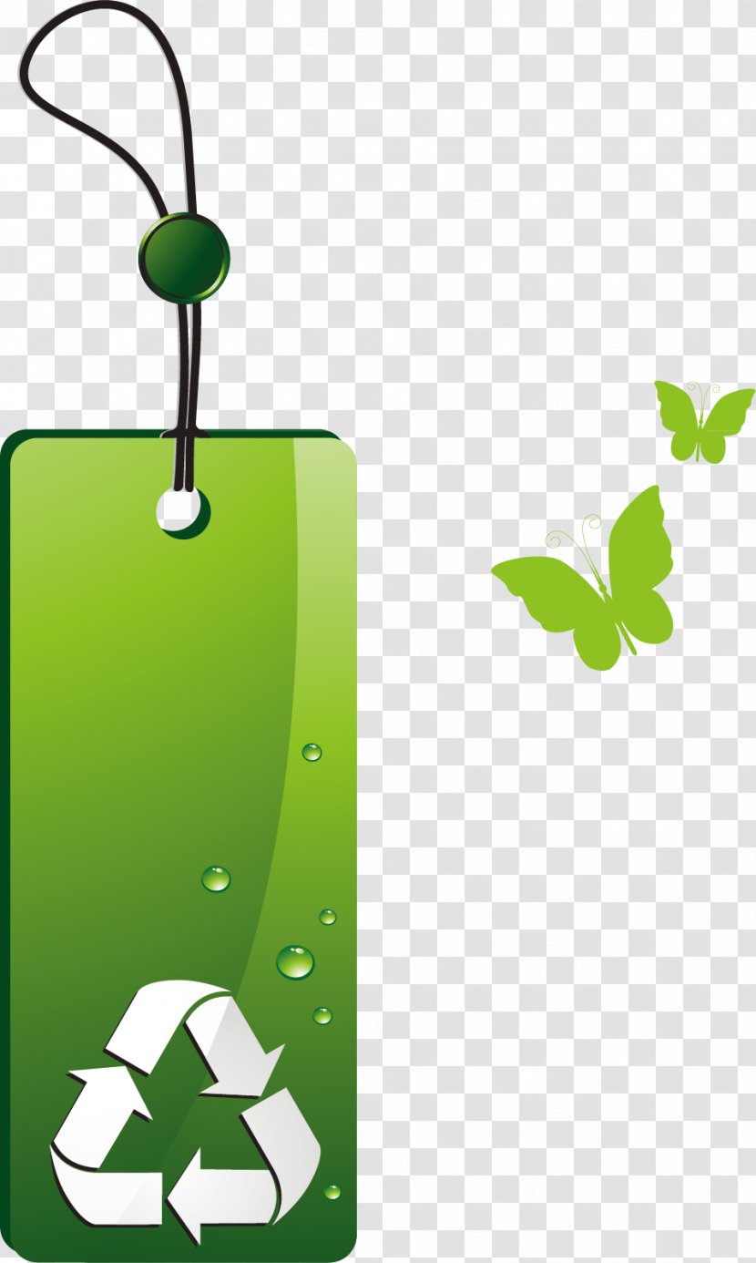 Green - Plant - Tag Material Picture Transparent PNG