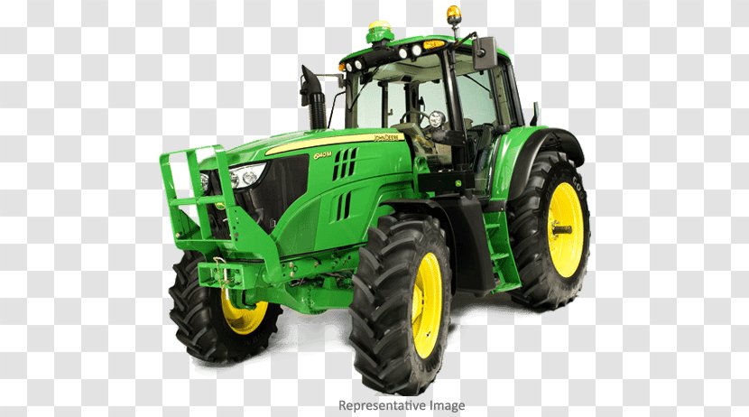 John Deere Tractor Agriculture Heavy Machinery Row Crop - Machine - Agricultural Transparent PNG