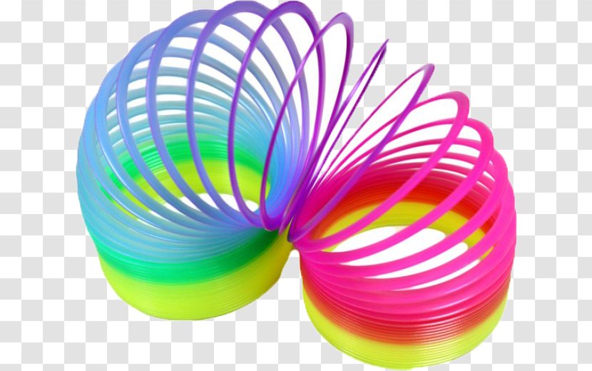 Toy Slinky Rainbow Game Child - Online Shopping Transparent PNG