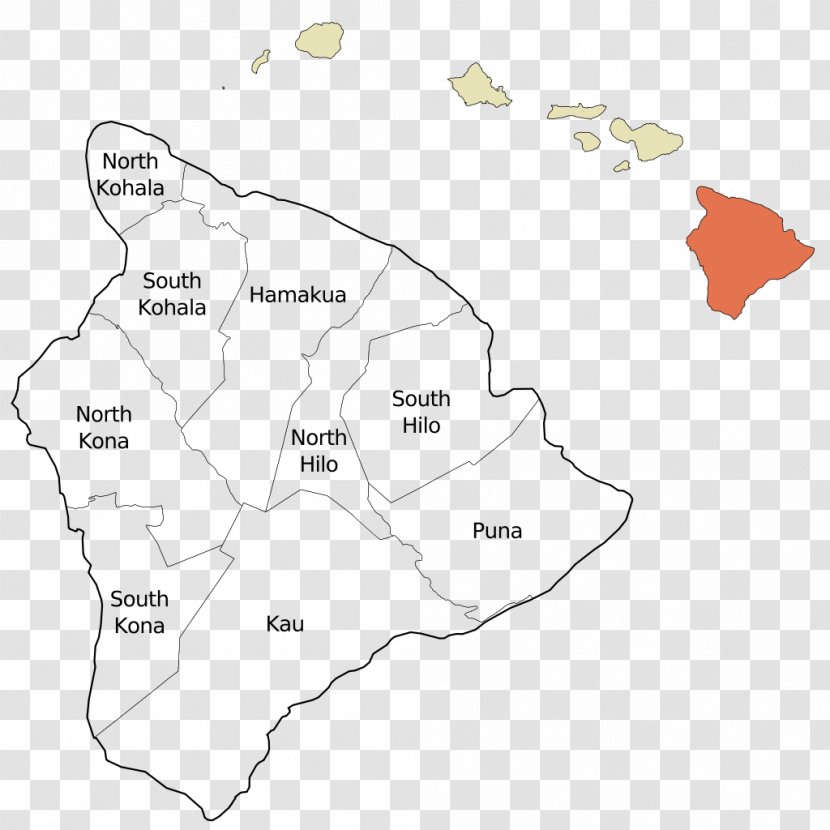 Hilo Nanawale Estates Waikoloa Village Kailua Pahoa - Diagram - Map Transparent PNG