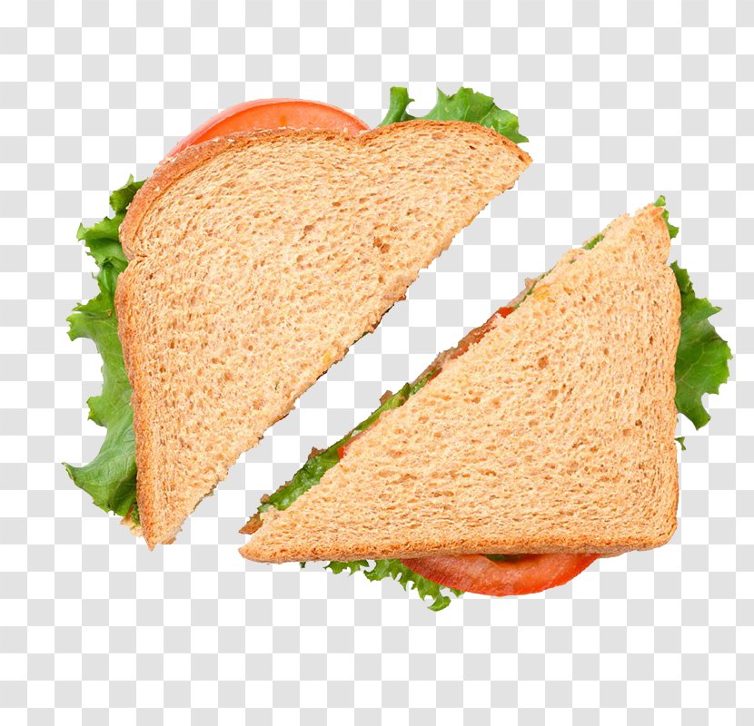 Submarine Sandwich Lettuce Hamburger Tuna Fish - Cut Slices Bread Transparent PNG