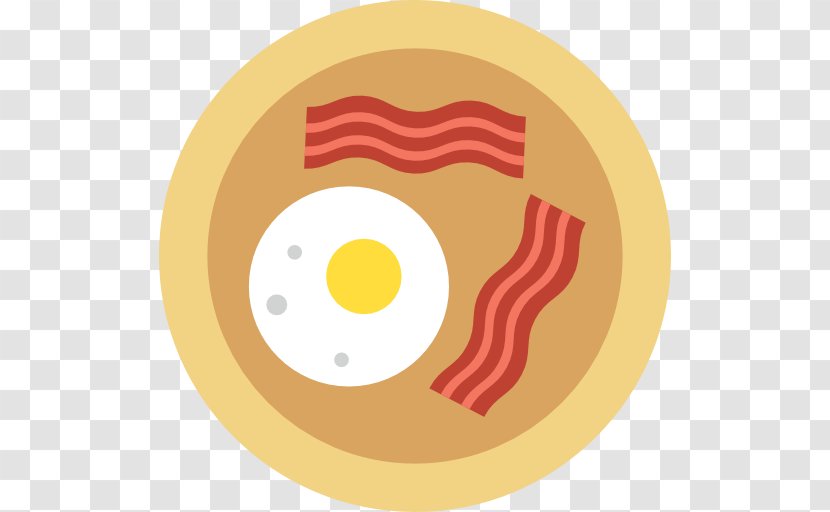Fast Food Coffee Breakfast Egg - Orange - Dish Vector Transparent PNG