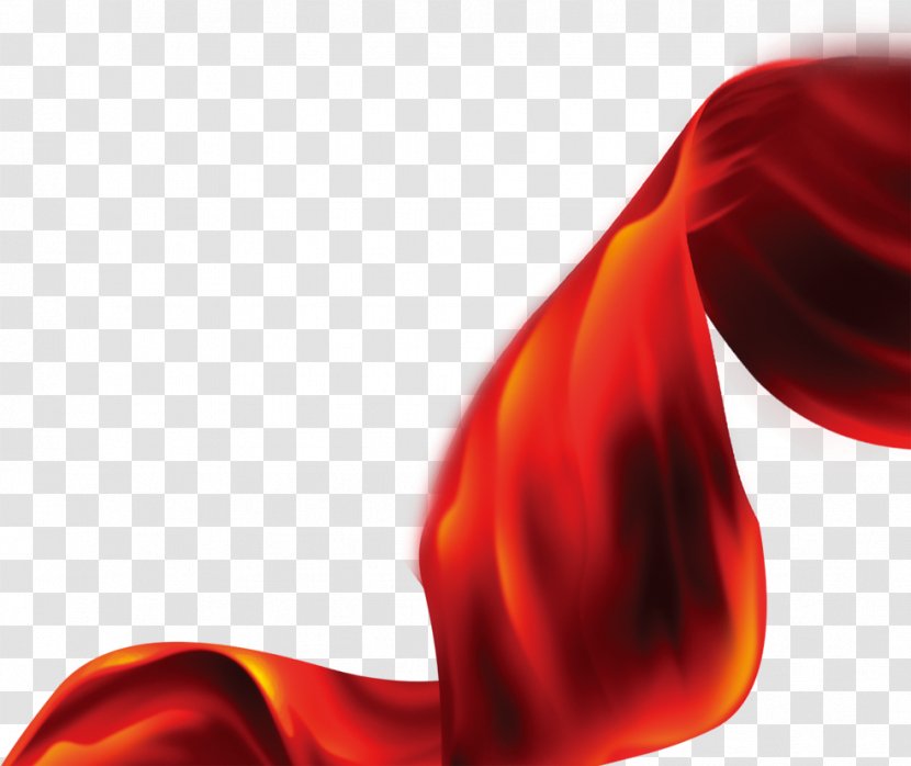 Red Satin Download - Pongee Transparent PNG