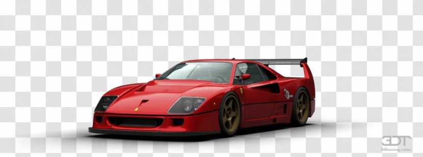 Ferrari F40 Car Automotive Lighting Design - Supercar Transparent PNG