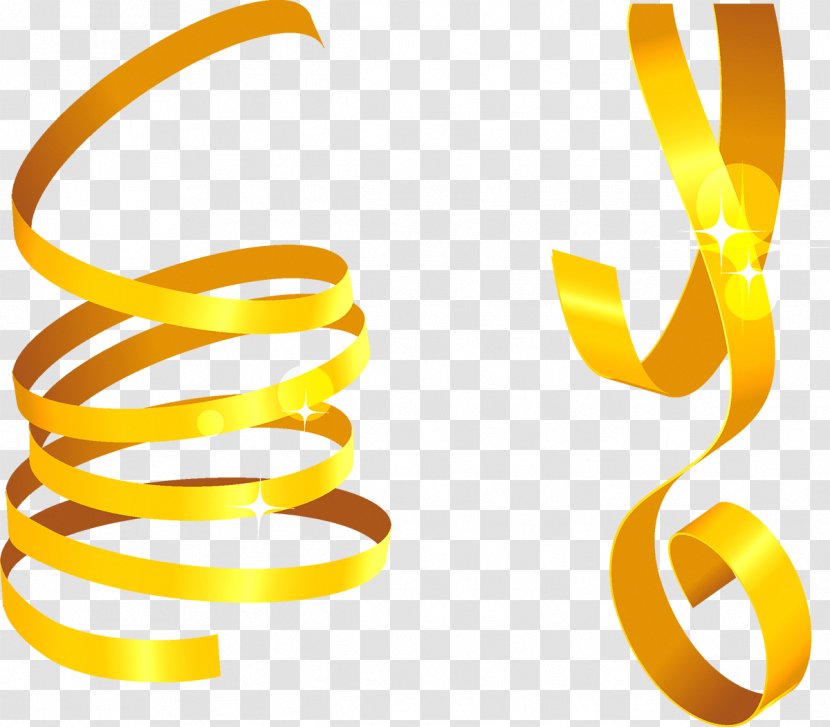 Yellow Ribbon - Creativity Transparent PNG