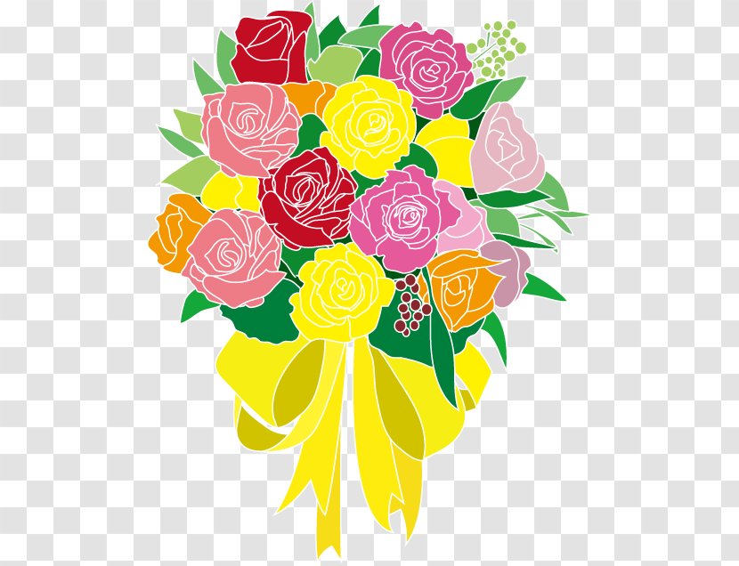 Garden Roses Clip Art Illustration Floral Design Cut Flowers - Rose Family - Flower Transparent PNG