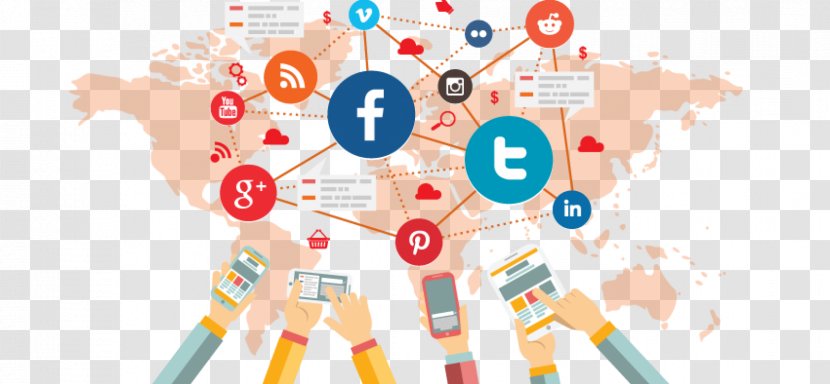 Social Media Marketing Digital Service - Networking Transparent PNG