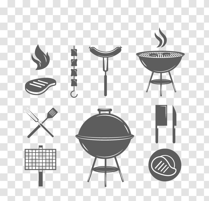 Barbecue Grilling - Vector Transparent PNG