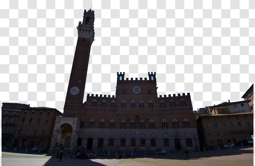 Palazzo Pubblico Florence Chianti Siena Landscape - History Of Tuscany - Siena, Italy Six Transparent PNG