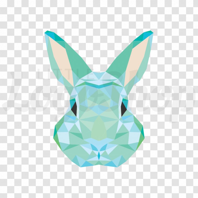 Rabbit Abstract Art Geometric Abstraction - Golden Chicken Transparent PNG