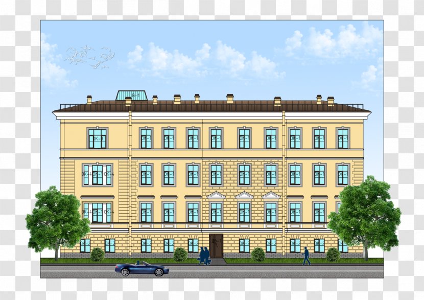 Building Facade Window House Real Estate - Classical Architecture Transparent PNG