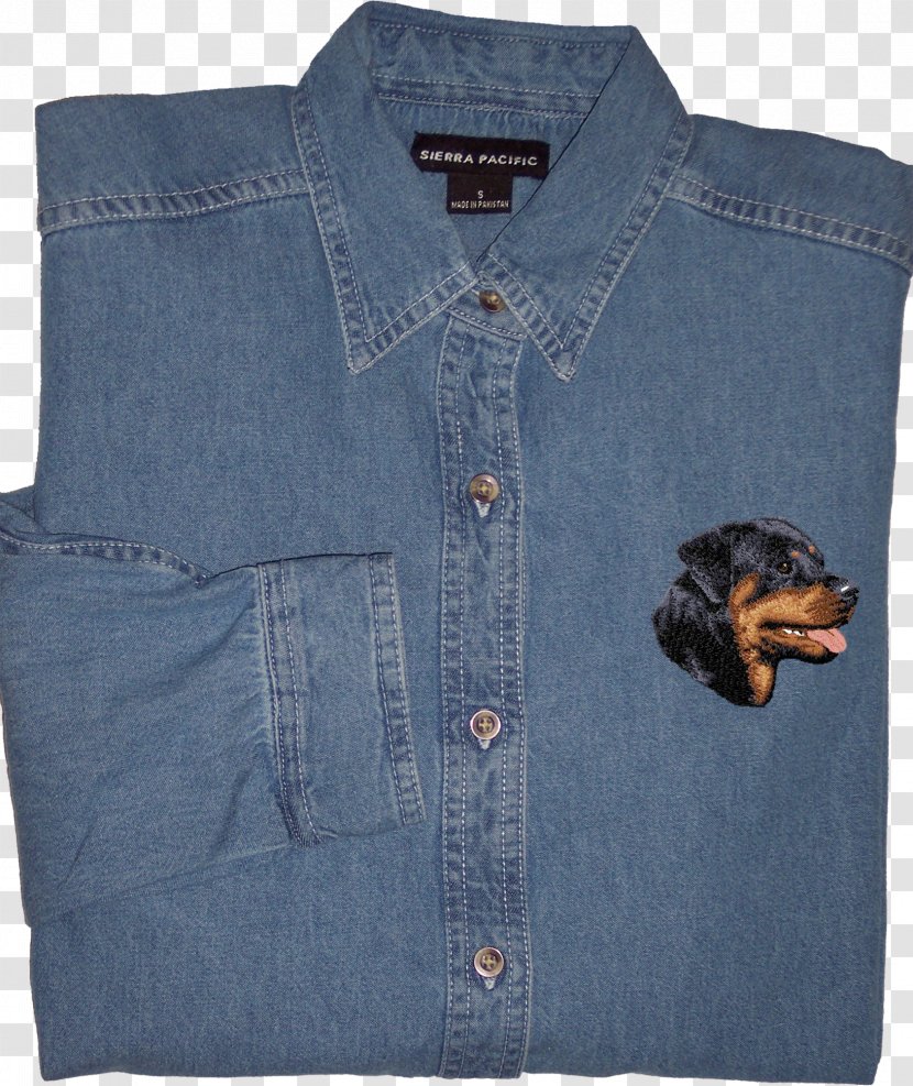 Sleeve Denim Outerwear Jeans Button - Blue Transparent PNG