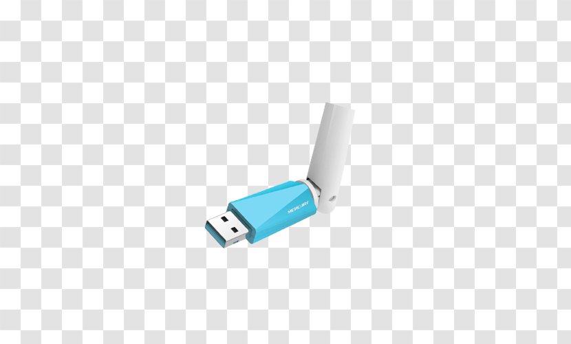 USB Flash Drive Blue Pattern Transparent PNG