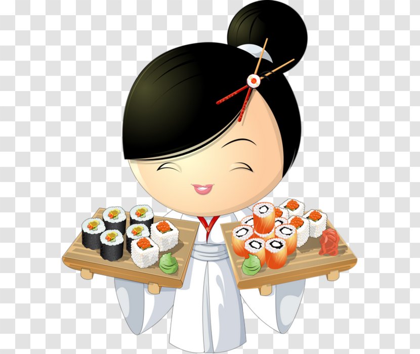 Sushi Japanese Cuisine Royalty-free Clip Art Transparent PNG