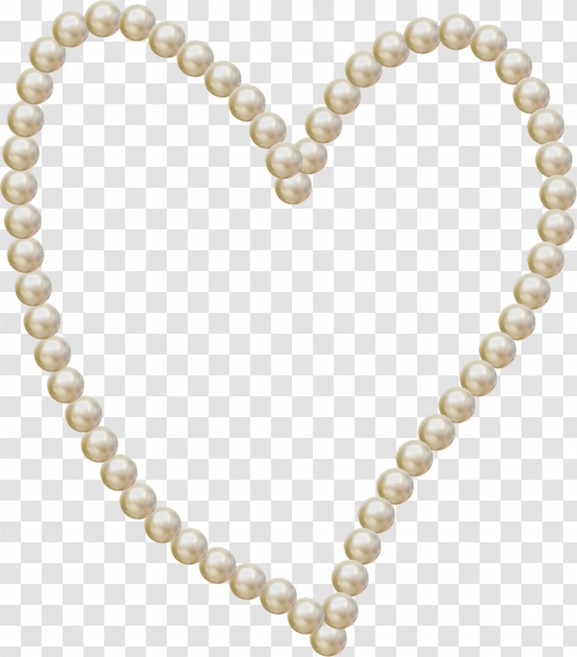 Earring Pearl Bracelet - Heart - Pearls Transparent PNG