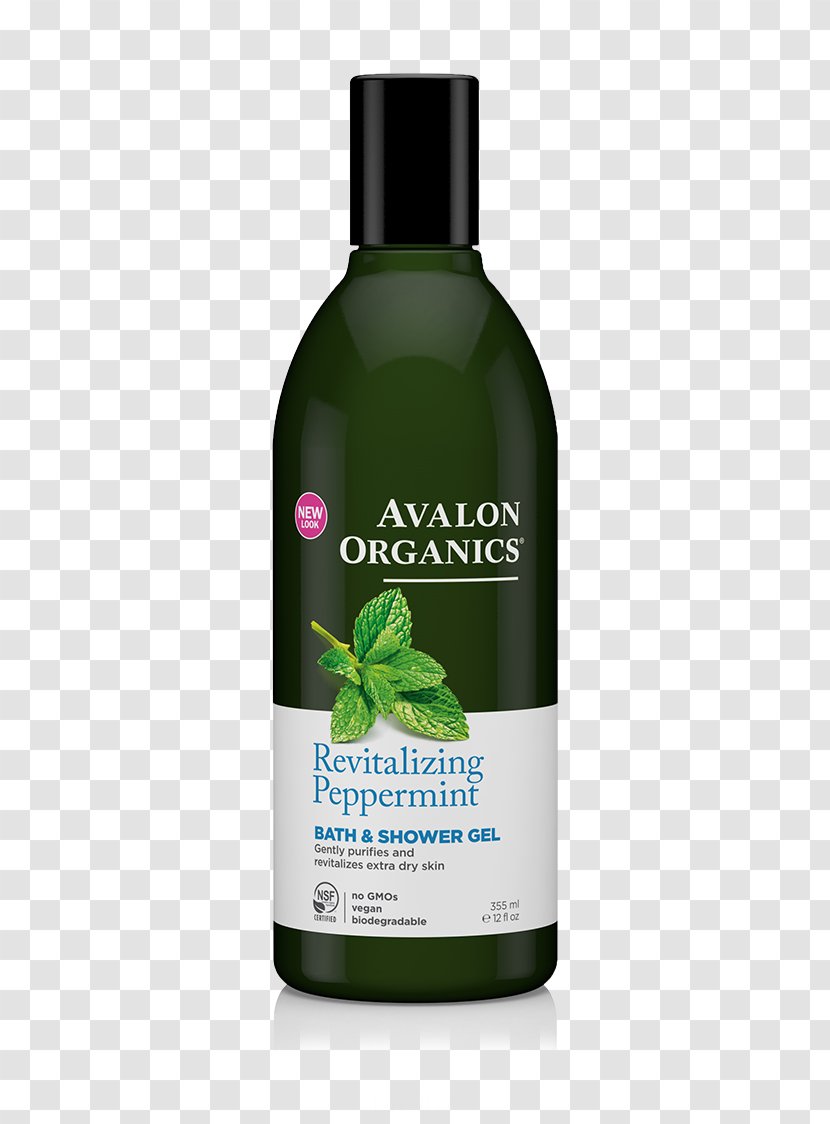 Avalon Organics Hand & Body Lotion Moisturizer Cosmetics Essential Oil - Peppermint Soap 355ml - Shampoo Transparent PNG