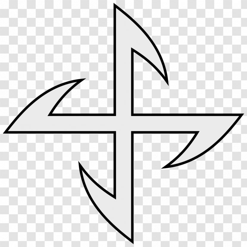 Cross Swastika Symbol Croix Gammée Nazie Fylfot - Religious Transparent PNG