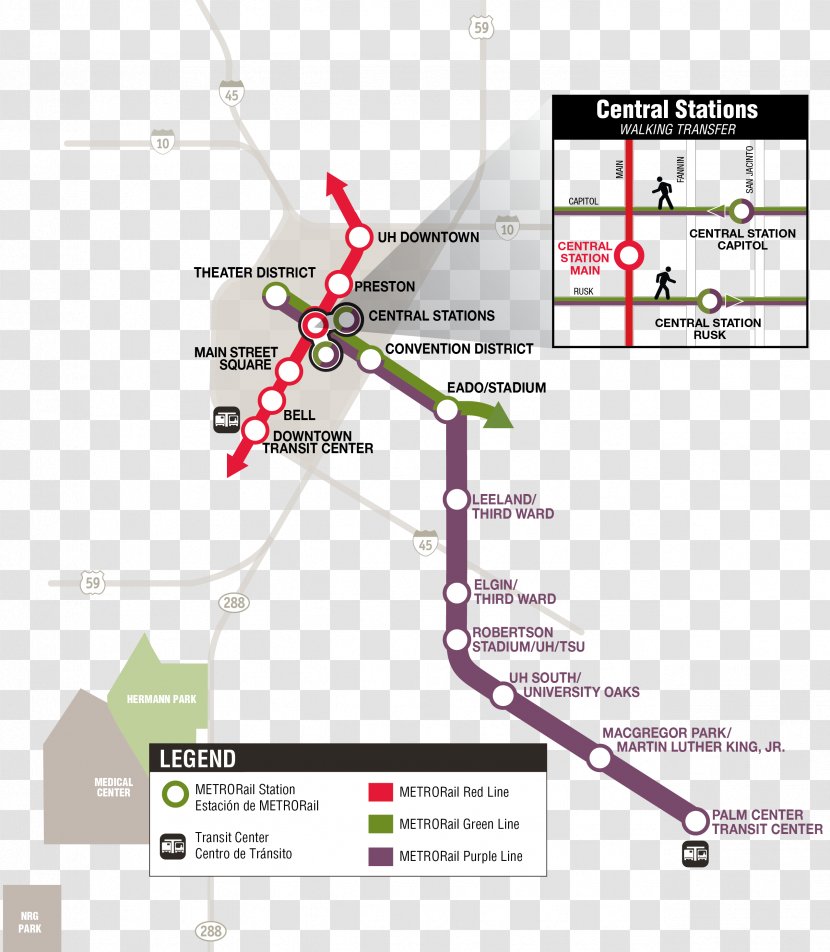 METRORail Purple Line Washington Metro Rapid Transit Rail Transport - Lines Transparent PNG