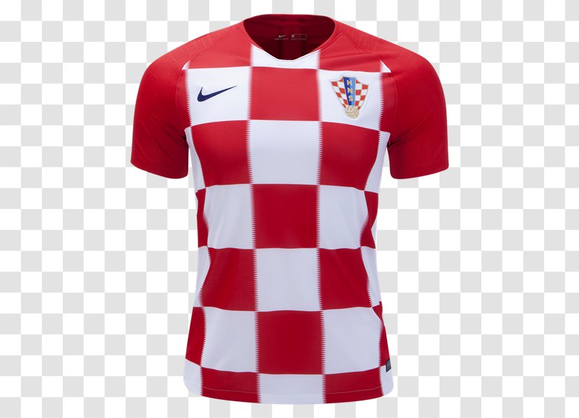 2018 World Cup Croatia National Football Team Jersey Shirt Nike - Sports Fan Transparent PNG