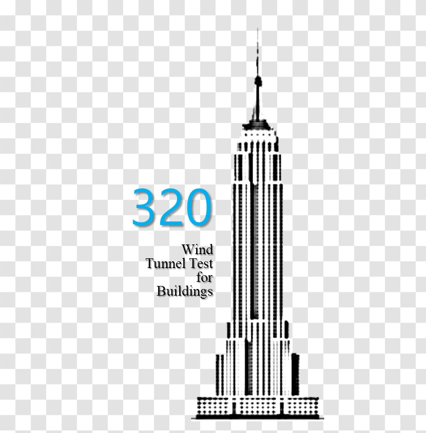 Empire State Building Skyscraper Wind Tunnel Vibration Control Transparent PNG