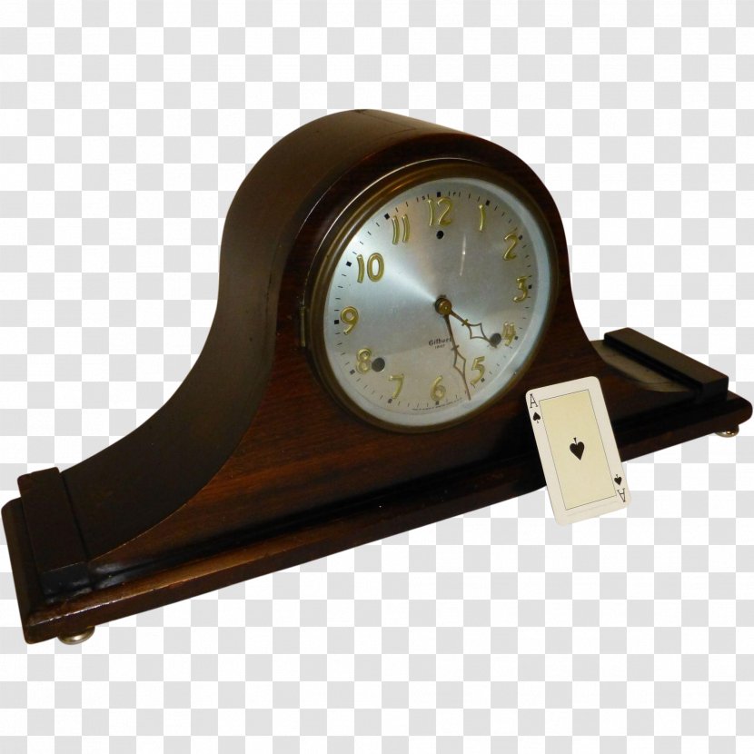 Winsted Gilbert Clock Factory Mantel Antique - Walnut Shelf Transparent PNG