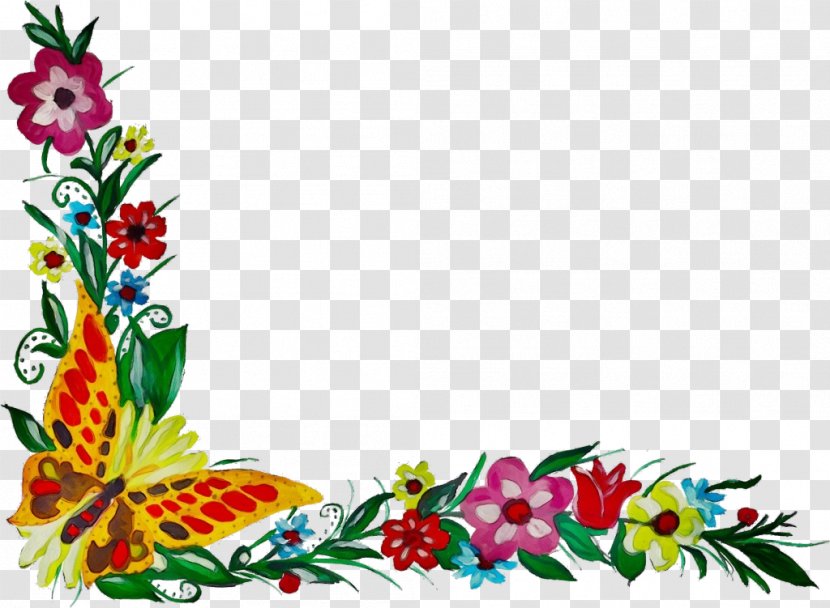 Flower Art Watercolor - Floral Design - Wildflower Pedicel Transparent PNG